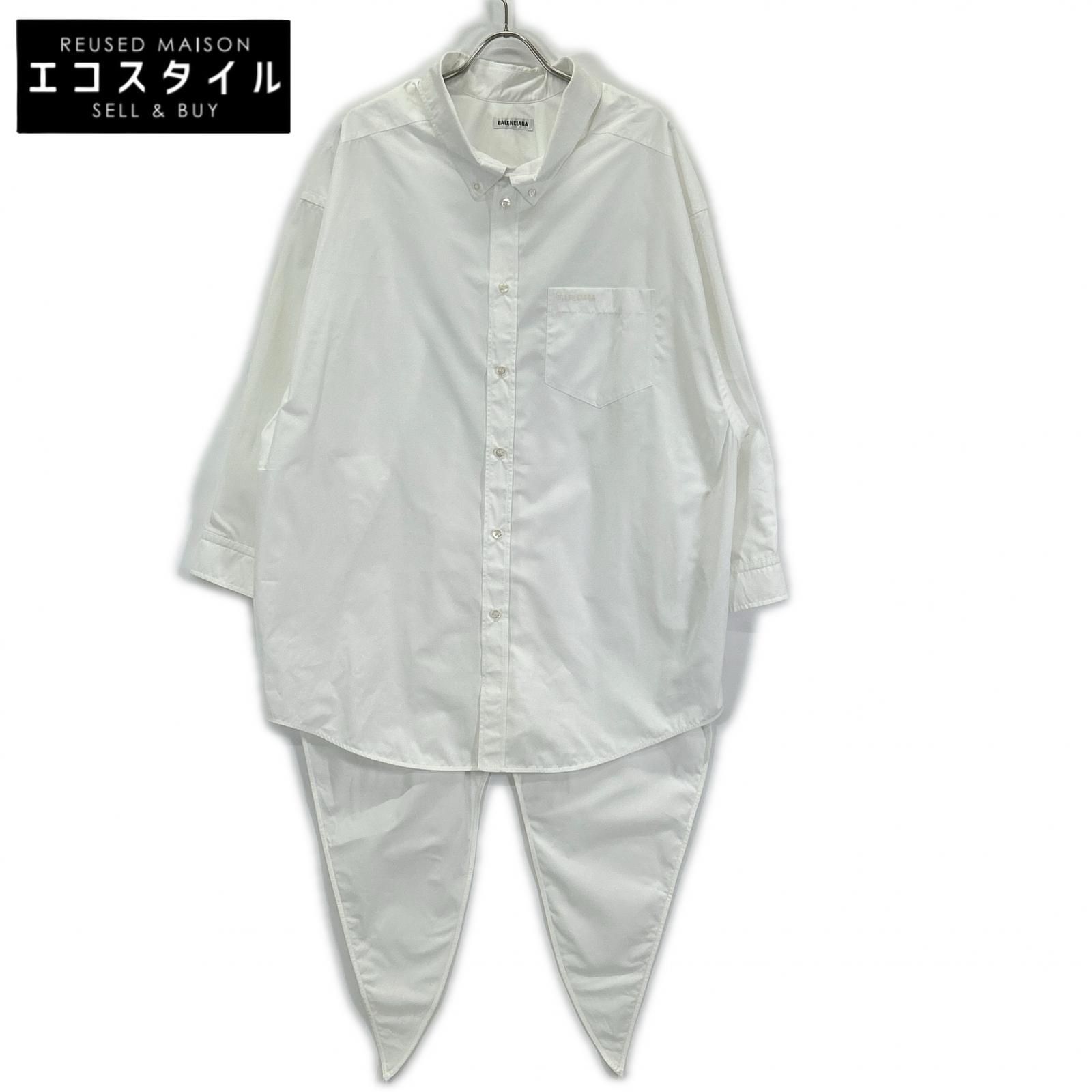 BALENCIAGA　バレンシアガ　21年 694648 オーバーサイズ長袖シャツ　L 24,010円