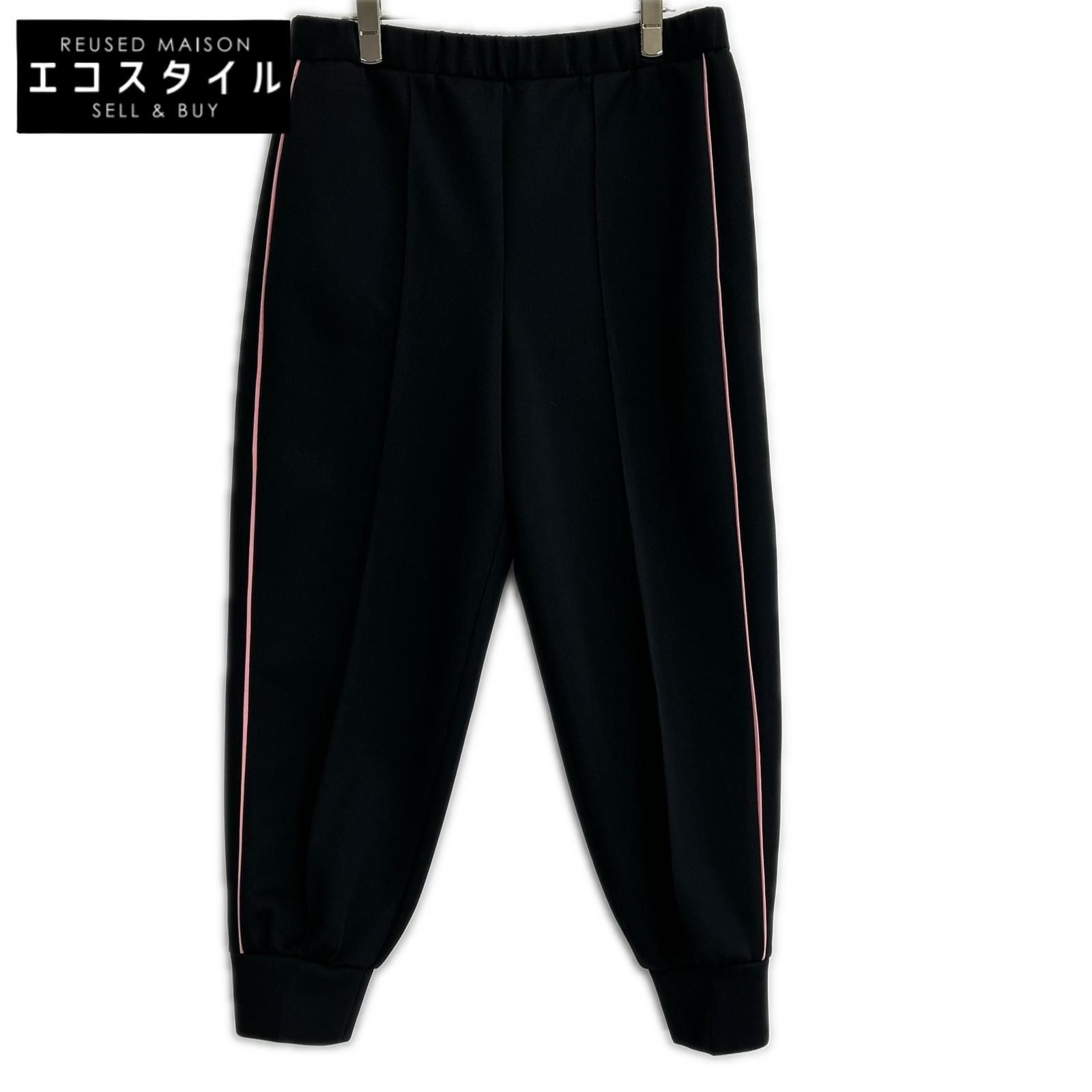 PRADA　プラダ　20年製 132338 S202 1X77 ブラック×ピンクライン スウェットパンツ　L 23,023円