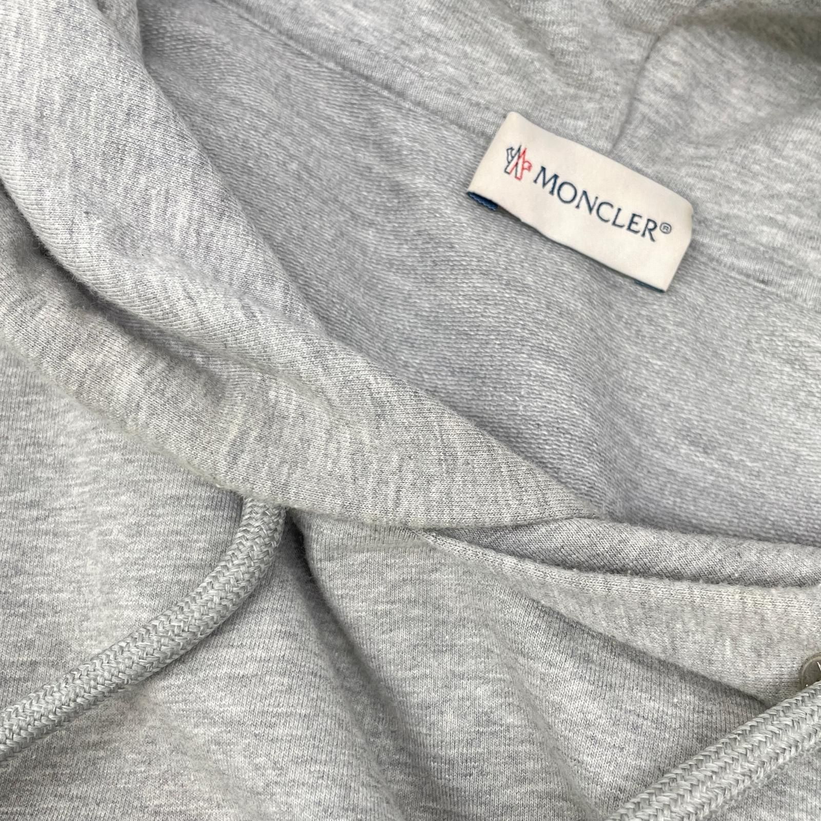 MONCLER モンクレール 22年 グレー FELPA CON CAPPUCCIO フーディー