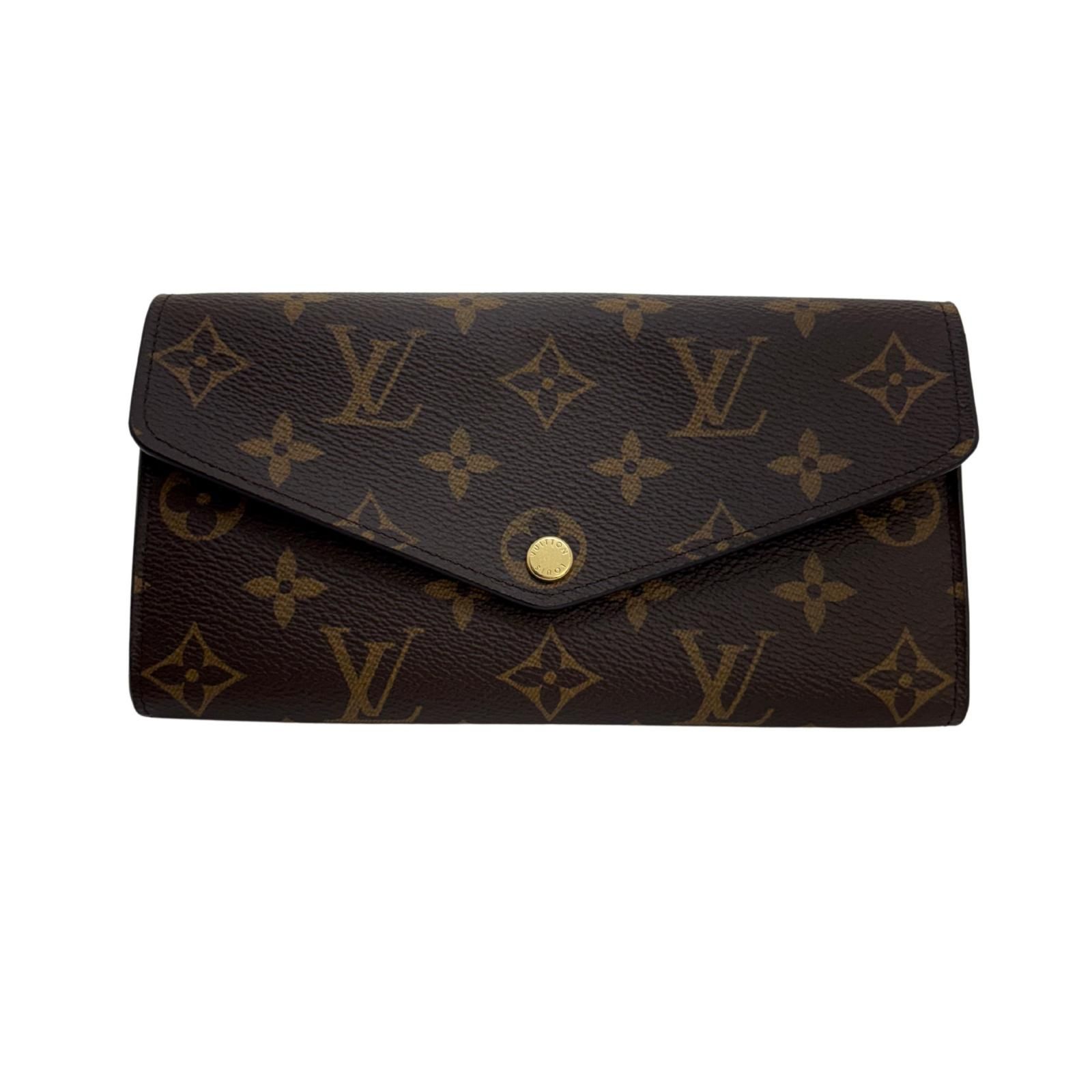 LOUIS VUITTON ルイ・ヴィトン ポルトフォイユ・サラ M60531 長財布 モノグラム ブラウン ユニセックス【中古】【200】