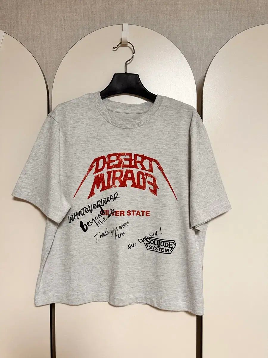 ハンサム SYSTEM グラフィック 半袖 Tシャツ 去年の購入後、数回しか着ていないためコンディションは最高です。F