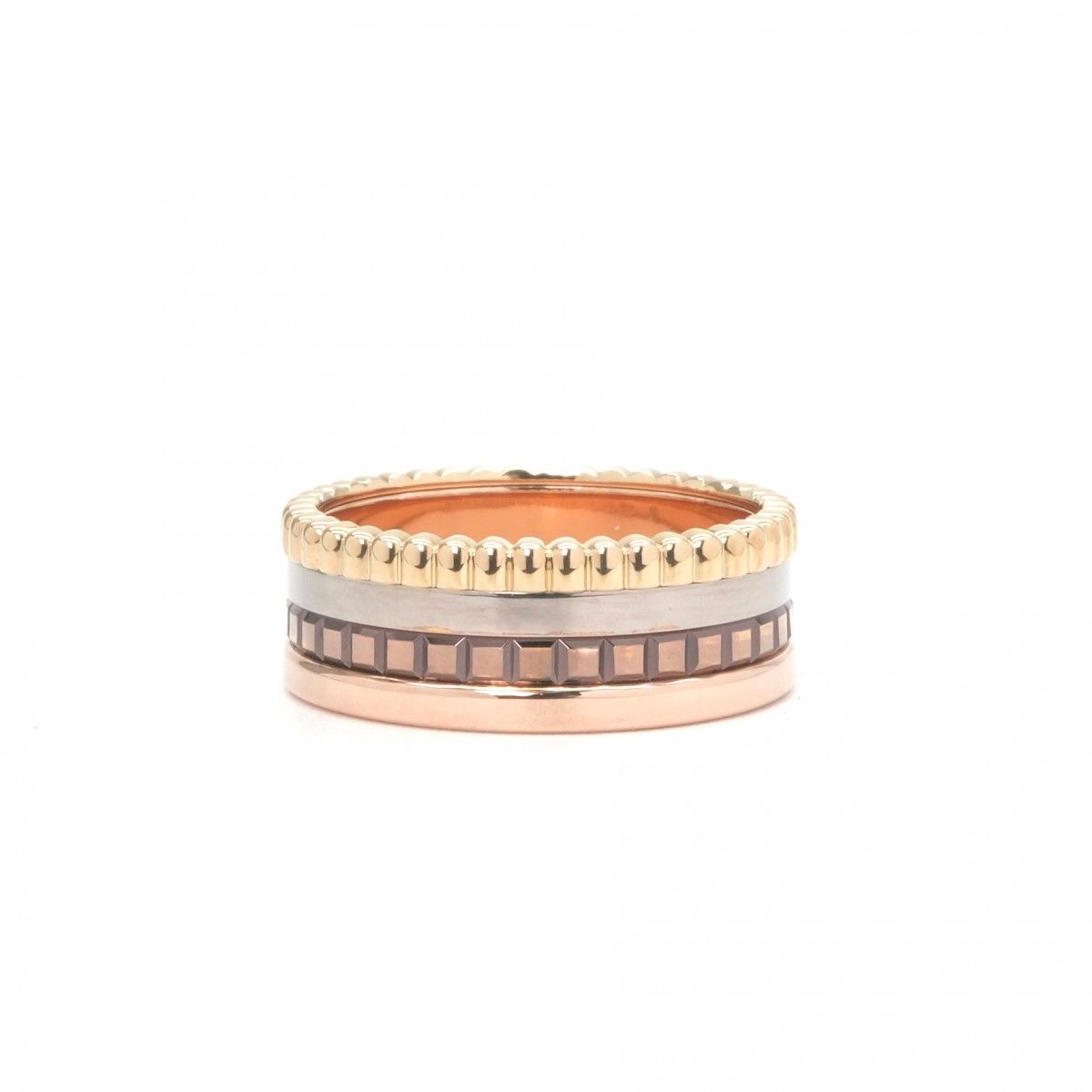 ブシュロン BOUCHERON リング スモール QUATRE CLASSIQUE キャトル クラシック リング 指輪 18Kイエローゴールド 18Kホワイトゴールド 18Kピンクゴールド ブラウンPVD