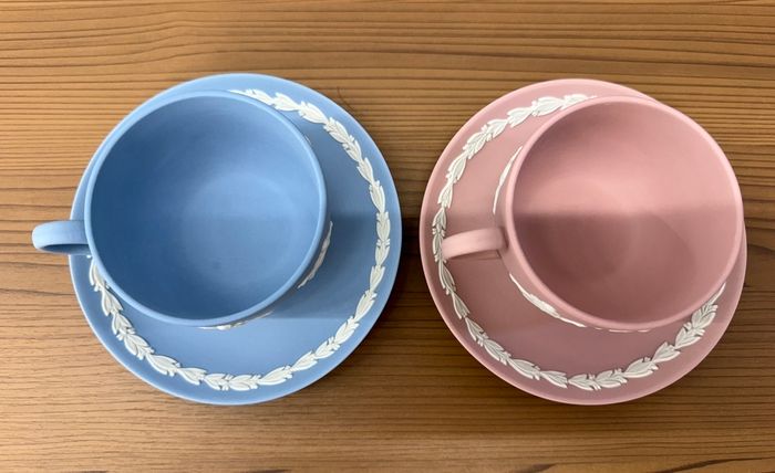WEDG WOOD ジャスパー ダンシングアワー カップ＆ソーサー 2客セット