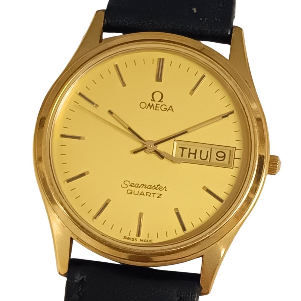 OMEGA オメガ シーマスター デイデイト クォーツ メンズ 腕時計 正規品 / C1209