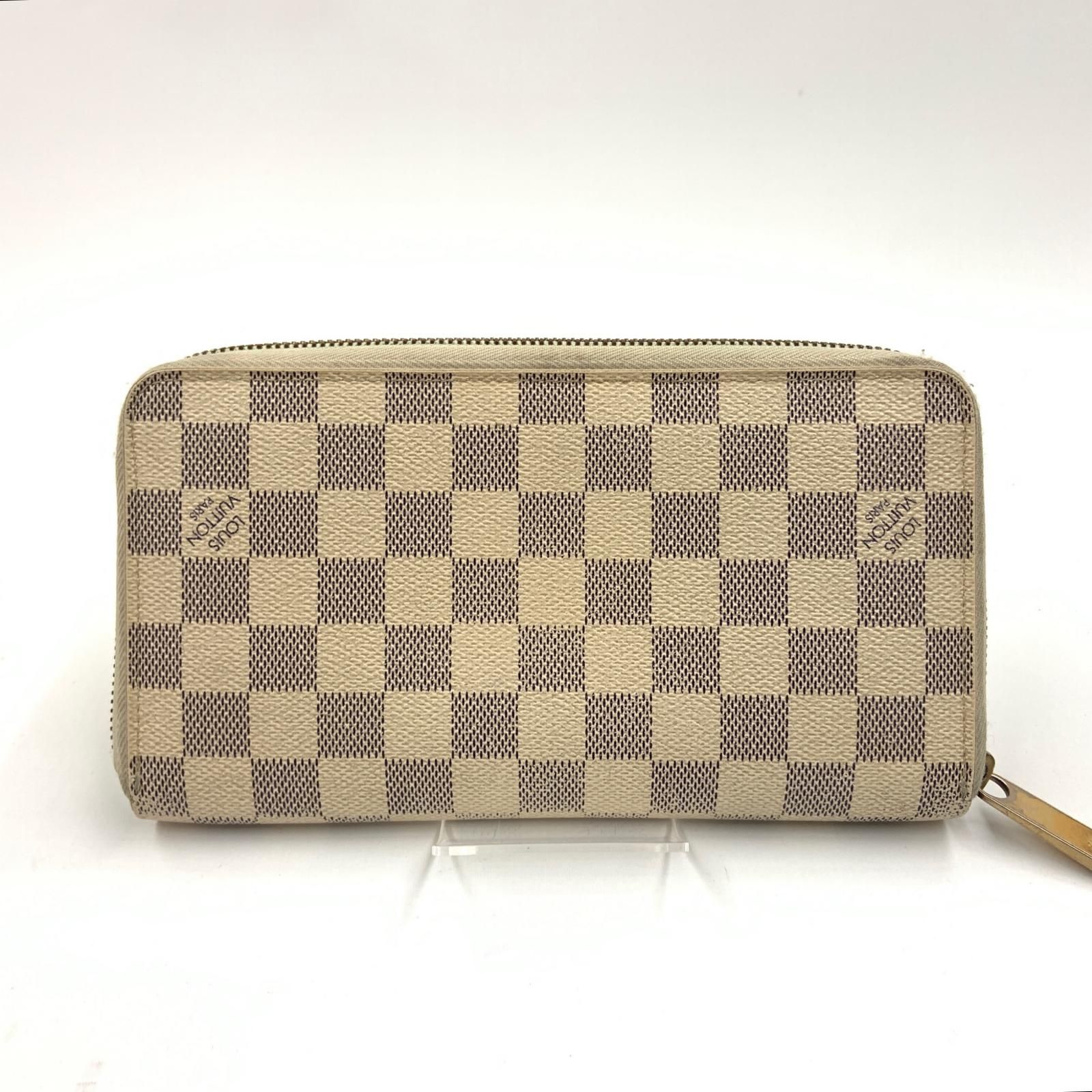 LOUIS VUITTON ルイヴィトン ダミエ アズール ジッピー オーガナイザー ラウンドファスナー長財布 N60012 ホワイト 12,045円