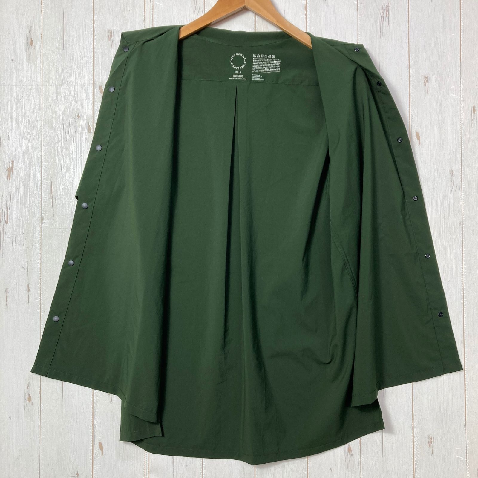 美品 山と道 yamatomichi UL Shirt 半袖シャツ グリーン ✉️Men's M グリーン系 Yamatomichi ( 山と道 ) ユーエル ショート