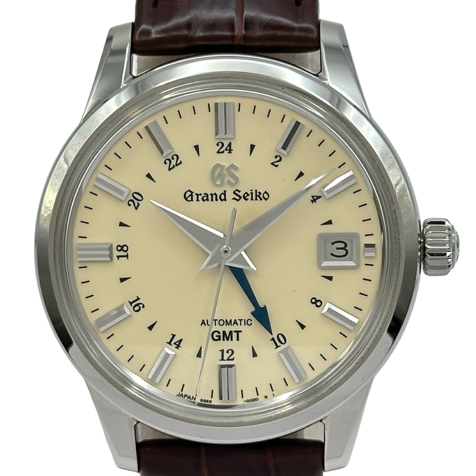 グランドセイコー Grand Seiko エレガンスコレクション 9Sメカニカル GMT SBGM221(9S66-00A0) アイボリー ステンレススチール 自動巻き メンズ 腕時計 275,850円