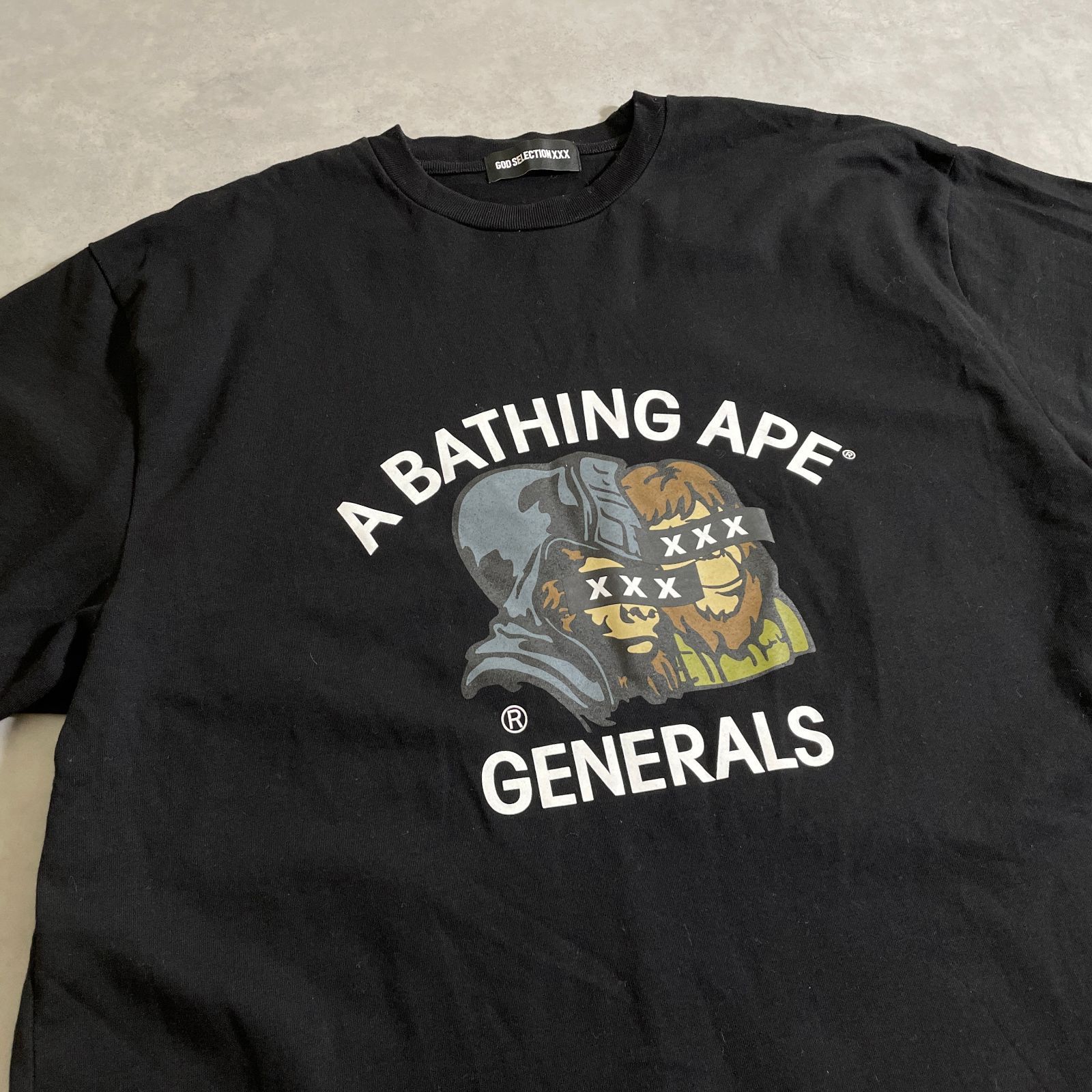 A BATHING APE x GOD SELECTION XXX GENERALS カットソー Tシャツ ゴッドセレクション トリプルエックス