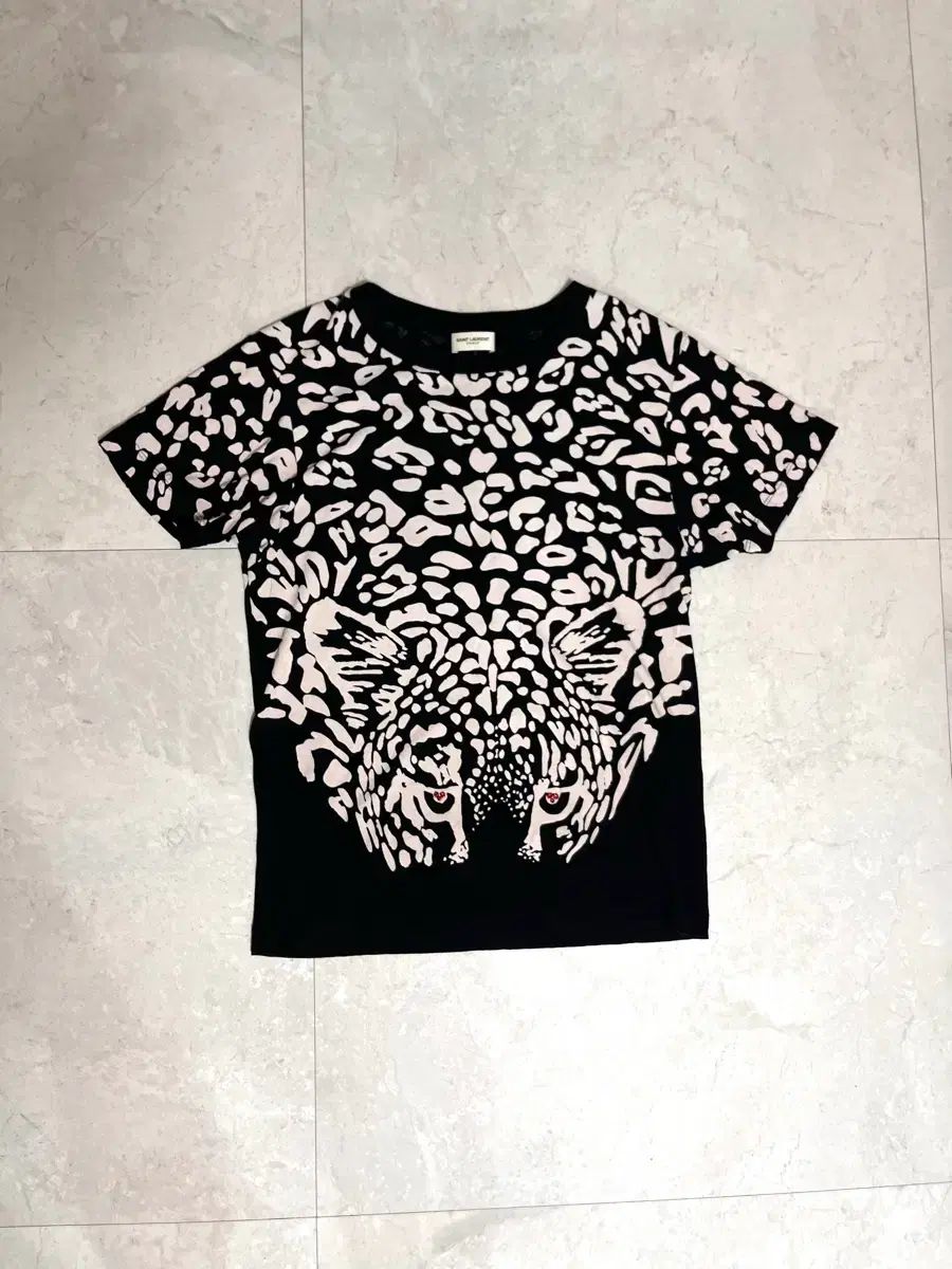 Saint Laurent サンローラン 16s エディ Saint Laurent サンローラン リー レオパード ヒョウ柄 レオパード キュービック Tシャツ