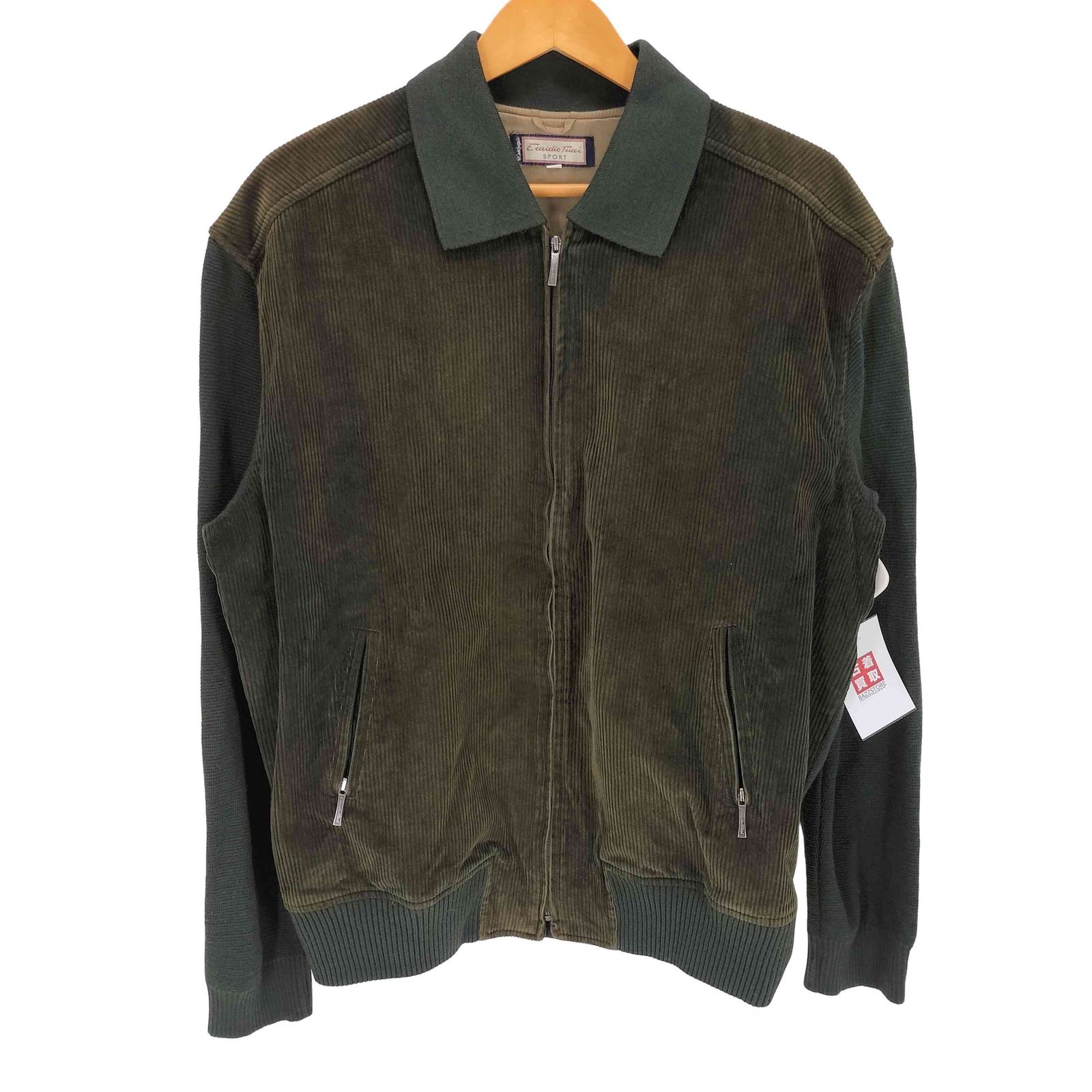 ユーズドフルギ USED古着 Emidio Tucci エミディオトゥッチ コーデュロイ ジップアップジャケット メンズ 7 7,279円