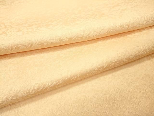 平和屋着物●上質な色無地　霞地紋　肌色　ロング丈　正絹　逸品　未使用　DABH7190fe