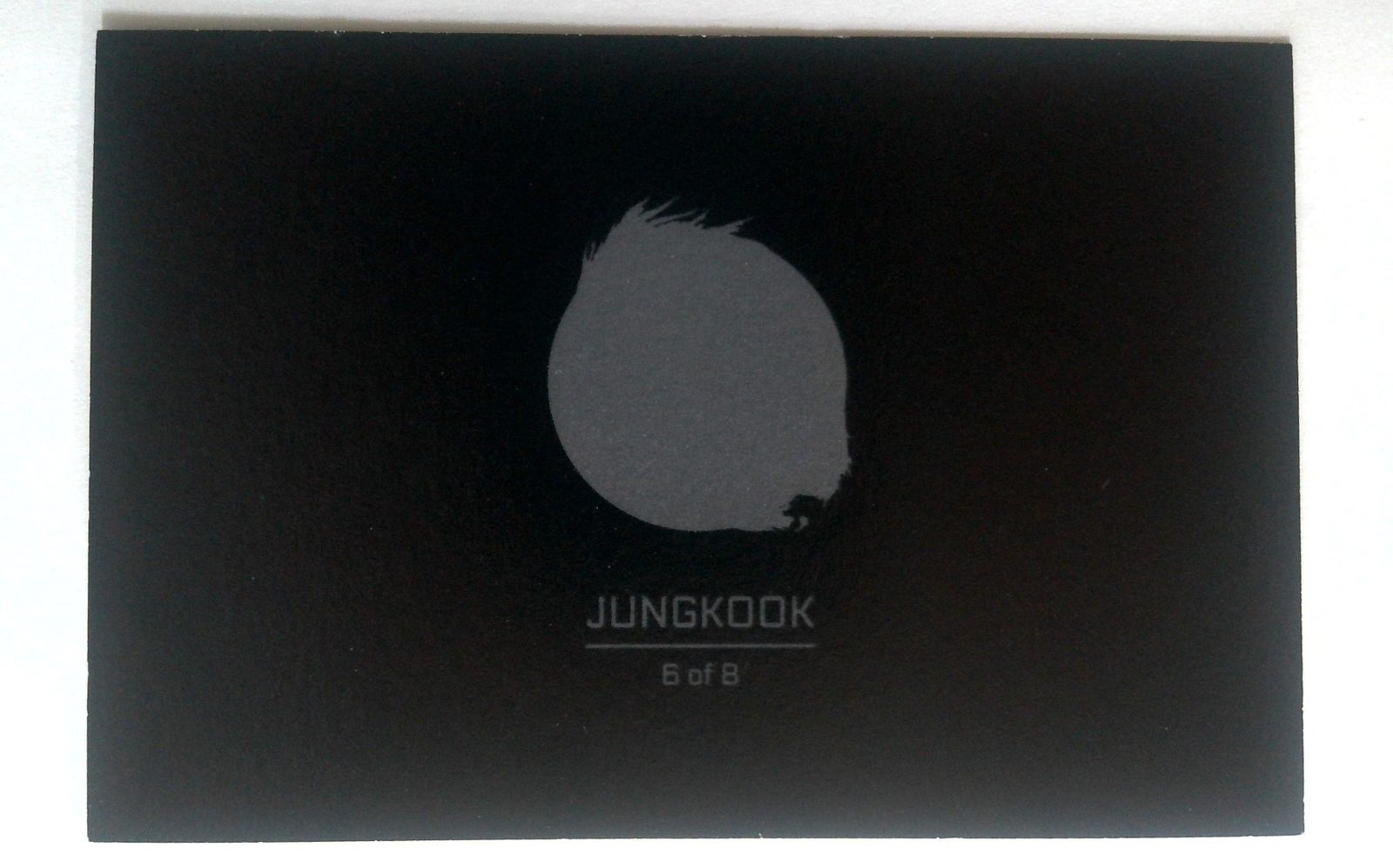 BTS JUNGKOOK トレカ 2017 LIVE TRILOGY EPISODE Ⅲ THE WINGS TOUR