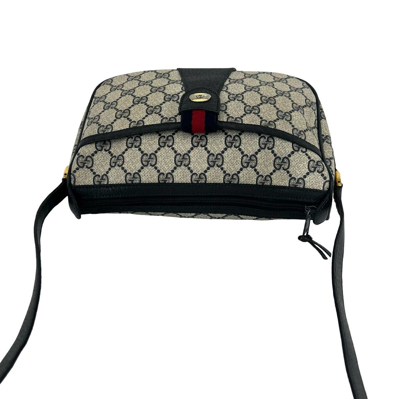 極 美品 GUCCI グッチ オールドグッチ シェリーライン GG ロゴ 柄