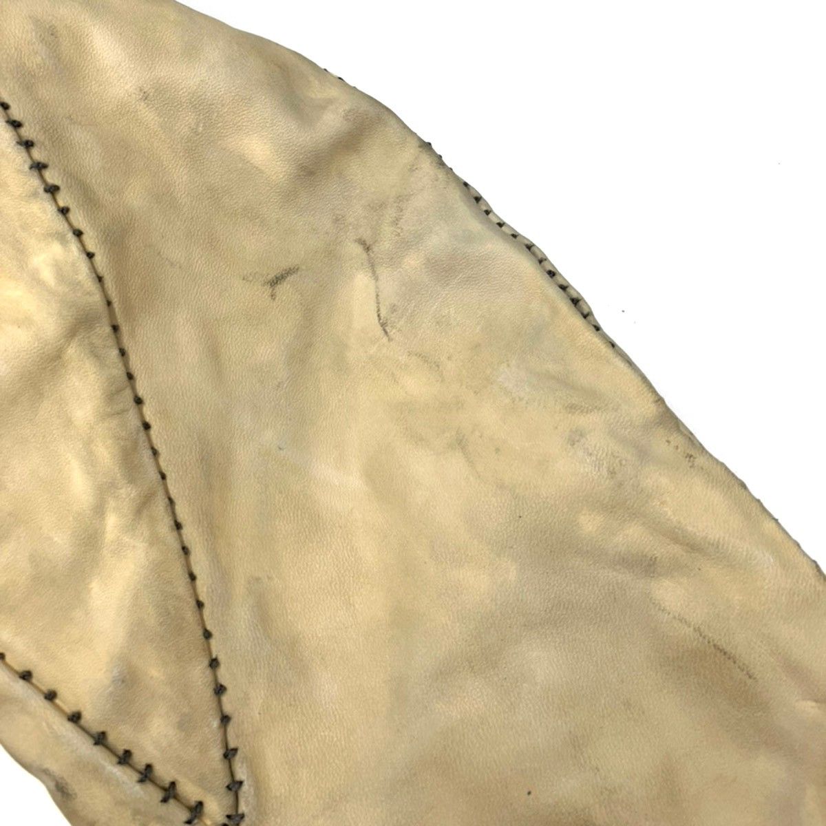 Incarnation インカネーション HORSE WHITE LEATHER DOUBLE BREAST