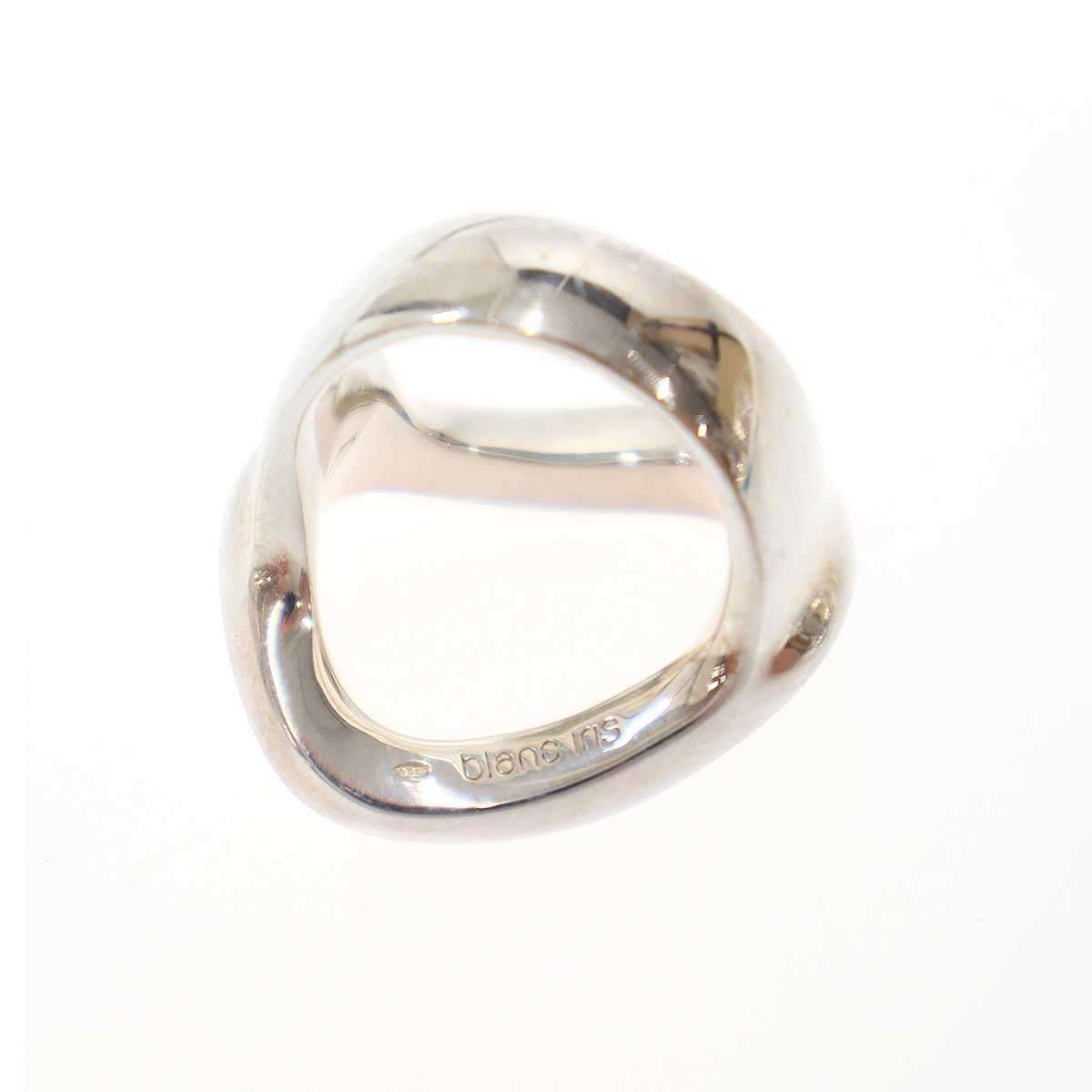 BLANC IRIS ブランイリス OBLONGUE RING オブロングリング シルバー 約