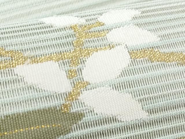 平和屋着物＊夏物 つけ帯 絽綴れ 枝椿 金銀糸 正絹 逸品 CABI5994fb