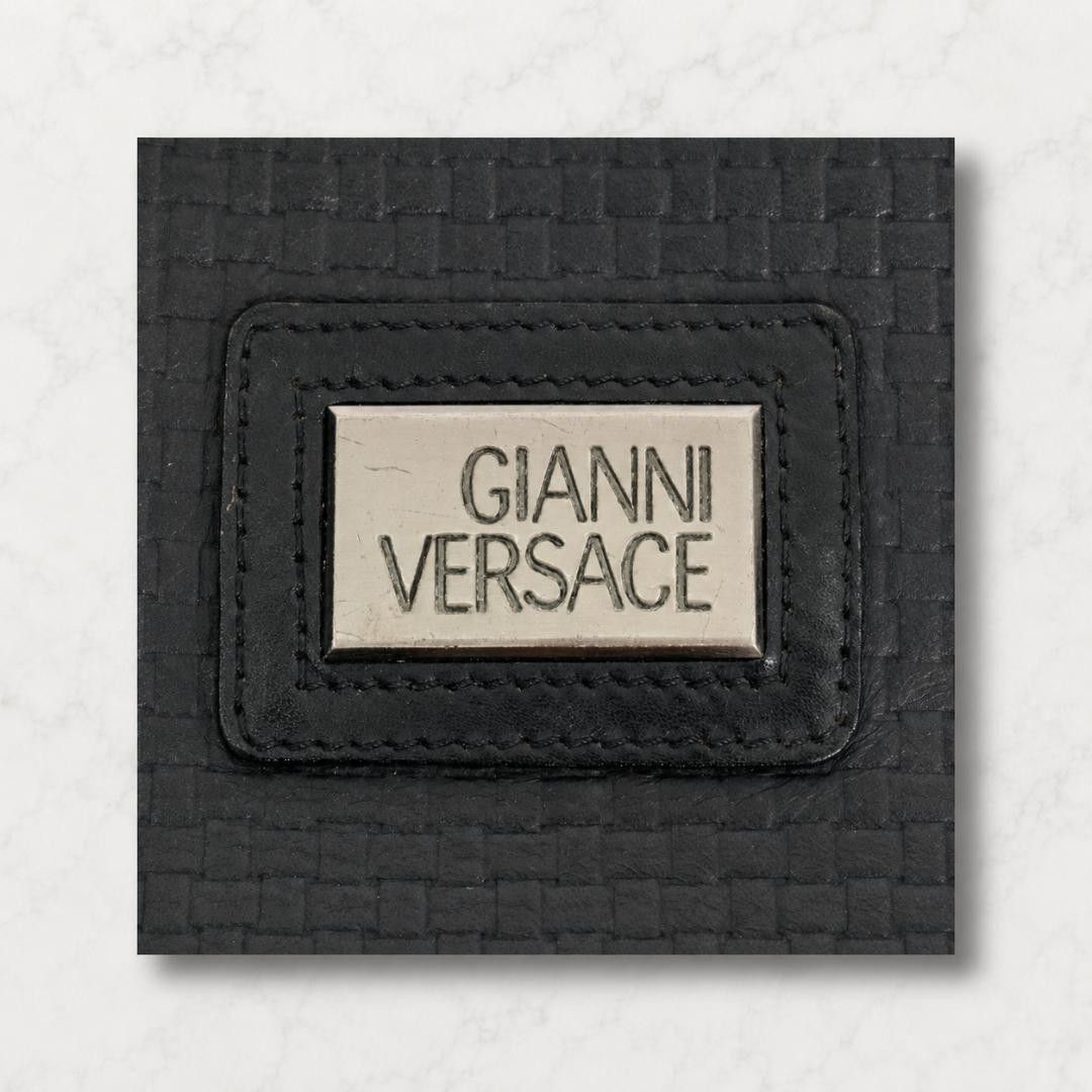 4327 GIANNI VERSACE ジャンニヴェルサーチ レザー ダブルファスナー