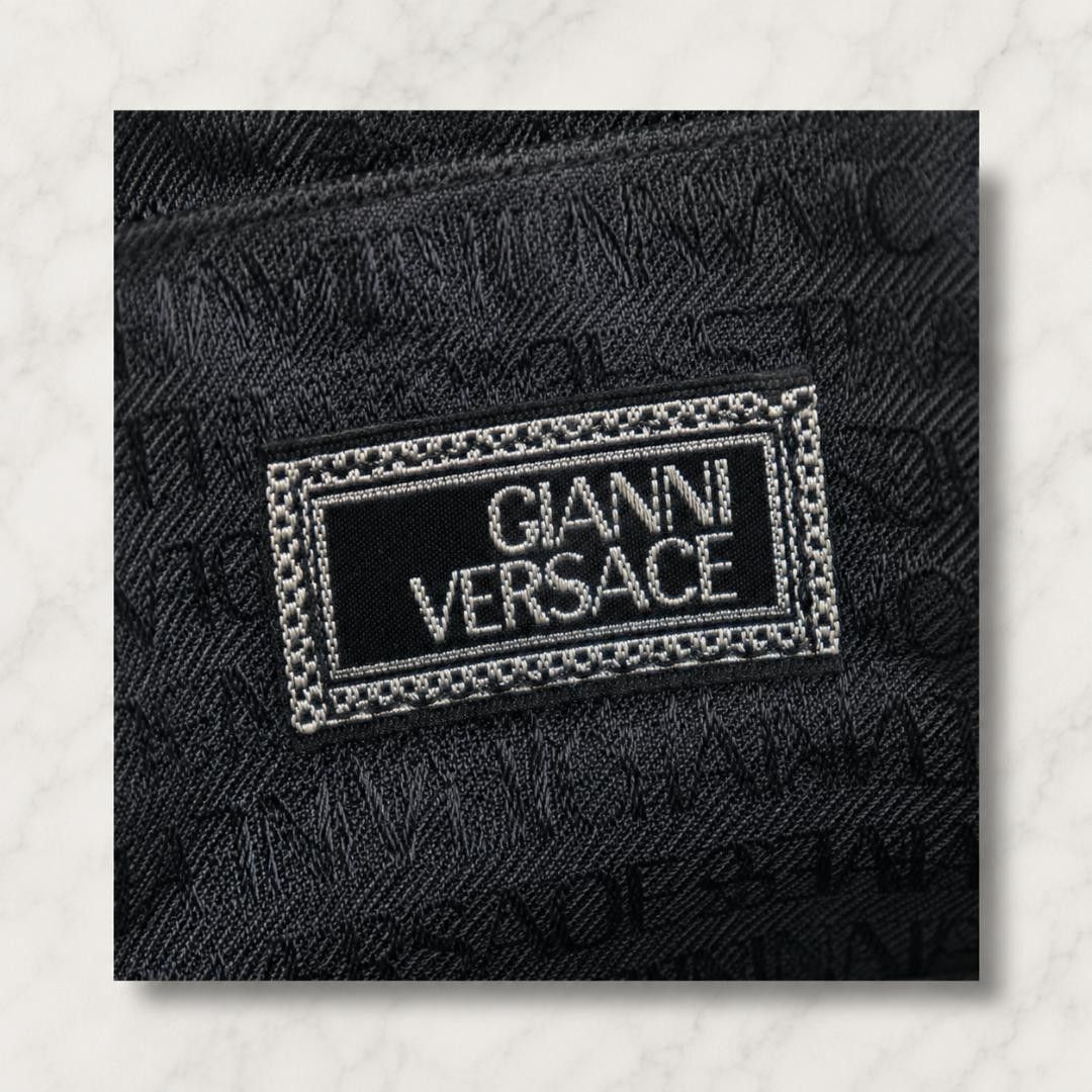 4327 GIANNI VERSACE ジャンニヴェルサーチ レザー ダブルファスナー