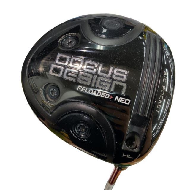 【中古】 DOCUS DOCUS DESIGN RELOADED+ NEO(ブラック) HL(11°) ドライバー DR リシャフト (フレックスその他) メンズ 男性用 右利き 右用 Cランク ゴルフクラブ