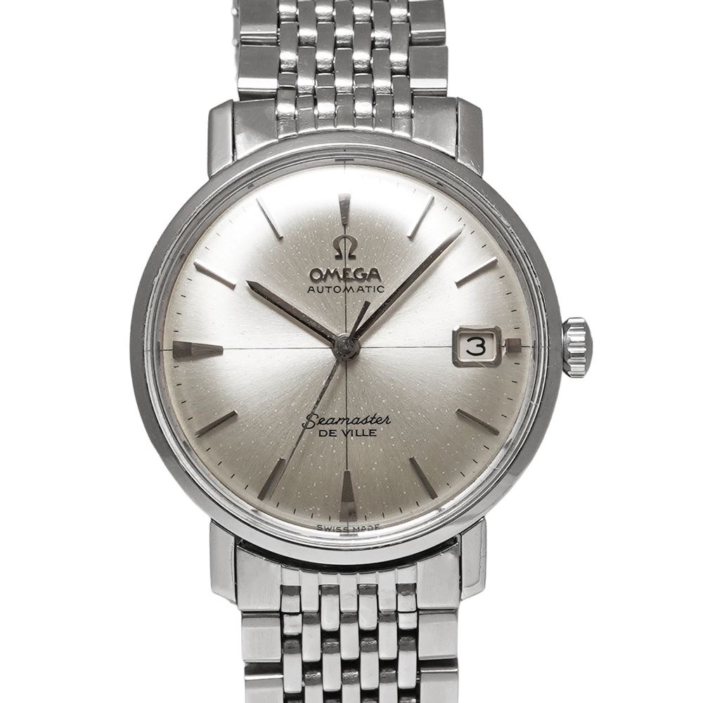 1962年前後 OMEGA シーマスター デヴィル Ref.166.02 アンティーク品 シルバー メンズ 腕時計