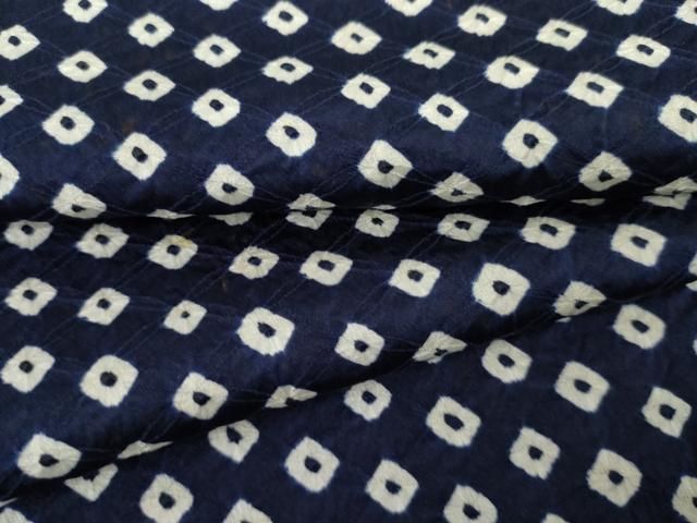 平和屋着物●上質な小紋　総絞り　正絹　逸品　AABJ9861cs