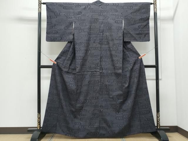 平和屋着物○結城紬 80亀甲 光琳水 正絹 逸品 CABI1529th - メルカリ