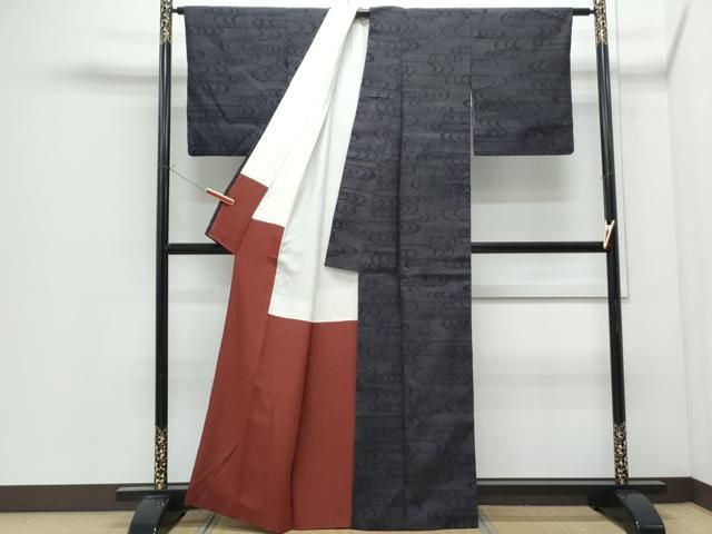 平和屋着物○結城紬 80亀甲 光琳水 正絹 逸品 CABI1529th - メルカリ