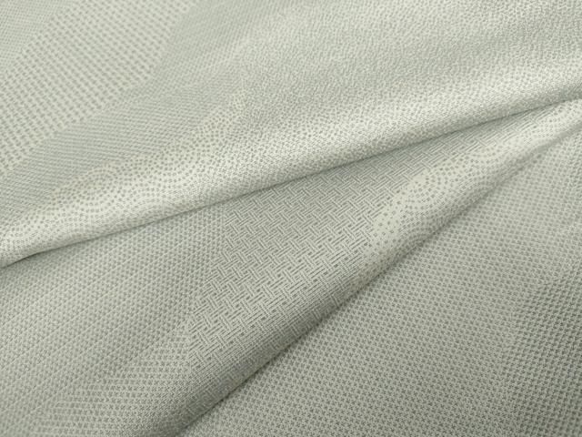平和屋着物●江戸小紋　お召地　吉祥柄　正絹　逸品　AABJ9890cs