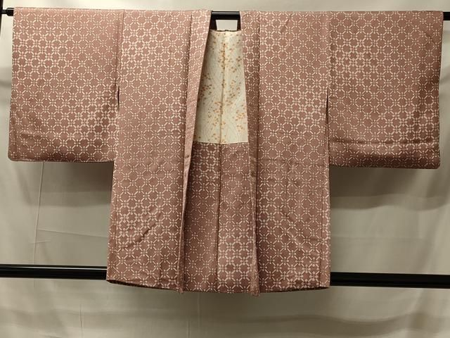 平和屋着物＃羽織　花菱文　正絹　逸品　CABI6147in