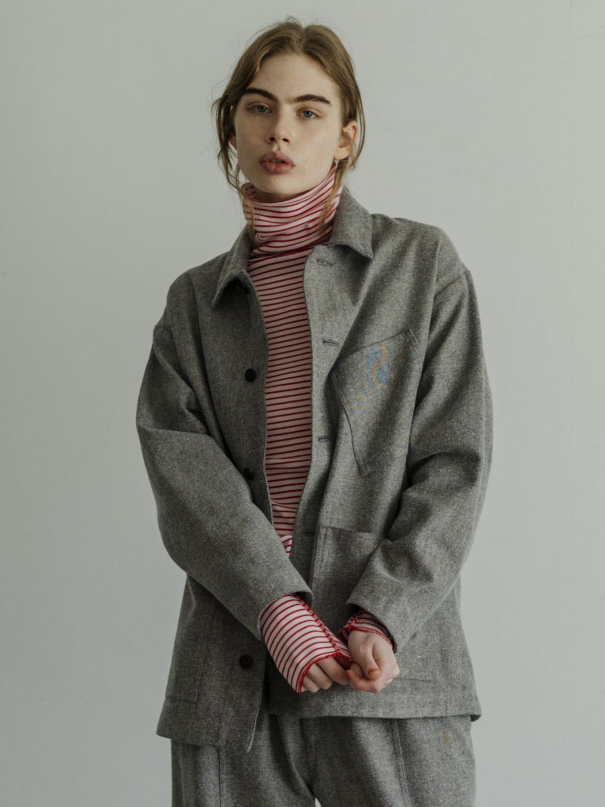 9月下旬発送予定 MEYAME メヤメ BRUSHED JAZZ NEP DENIM JACKET MEY-2512 BLACK ジャズネップ デニムジャケット 28,490円
