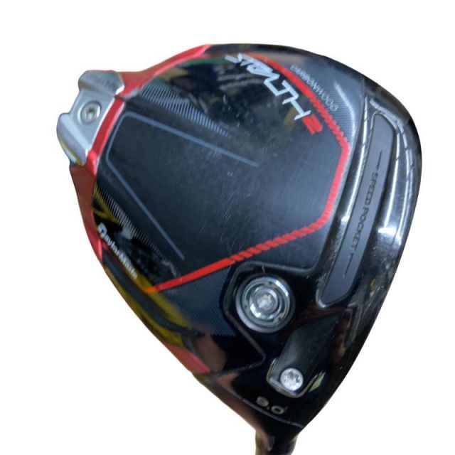 【中古】 テーラーメイド STEALTH2 9° ドライバー DR TENSEI RED TM50(STEALTH DR) (フレックスS) メンズ 男性用 右利き 右用 Cランク ゴルフクラブ