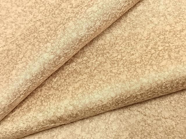 平和屋着物●上質な小紋　霞文　浅黄色　正絹　逸品　AABJ4612fy