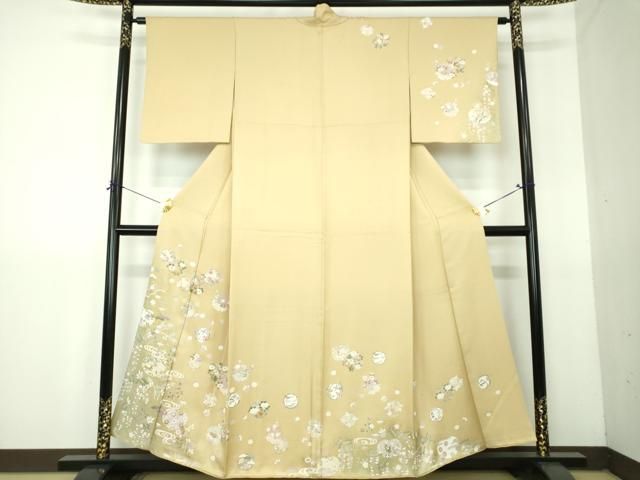 平和屋着物●訪問着　流水宝尽くし花文　暈し染め　金彩　正絹　逸品　DABG8619ps 28,860円