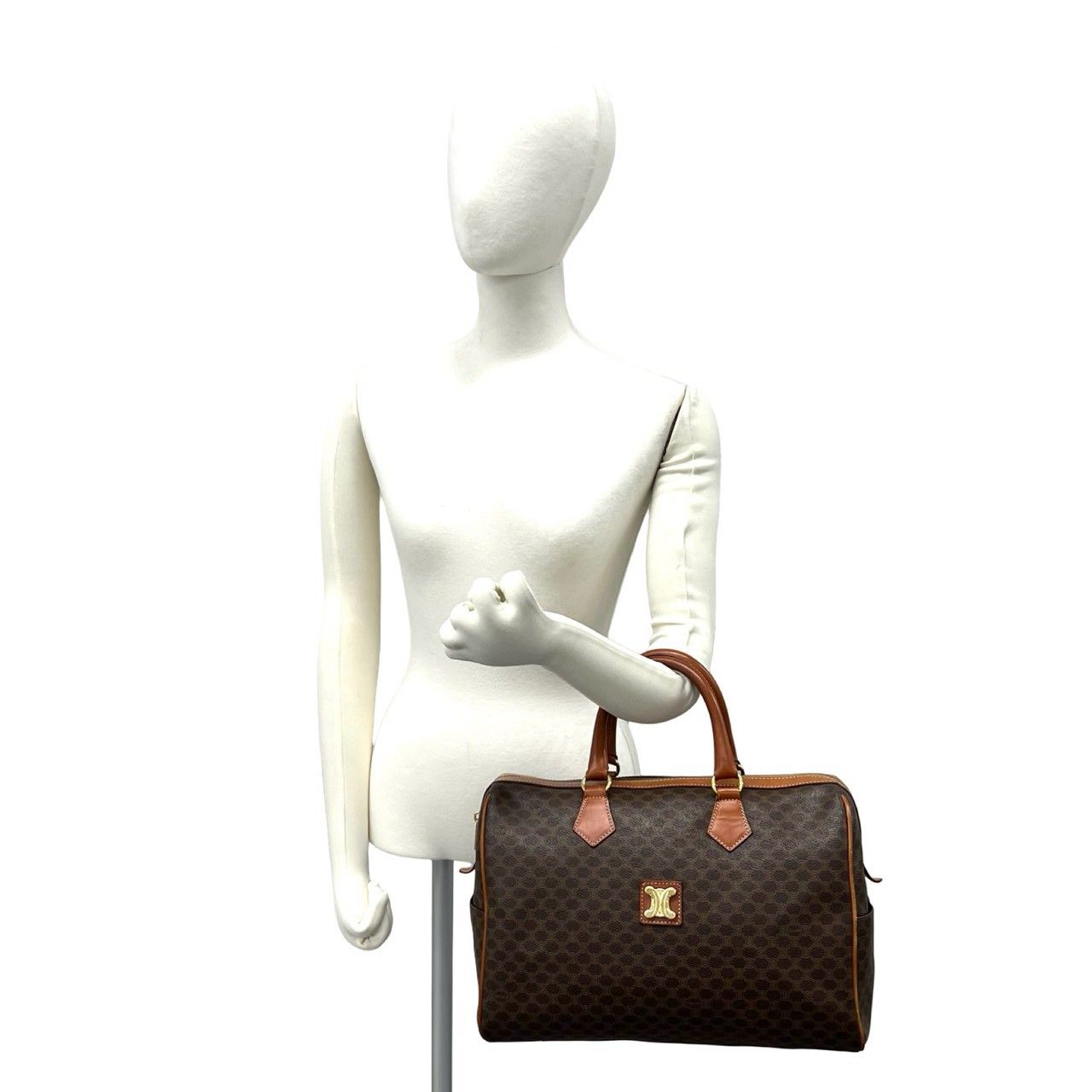 極 美品 CELINE セリーヌ ヴィンテージ マカダム ブラゾン 柄