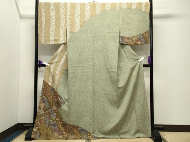 平和屋着物●訪問着　花唐草文　暈し染め　正絹　逸品　未使用　CABG4768gh 35,490円