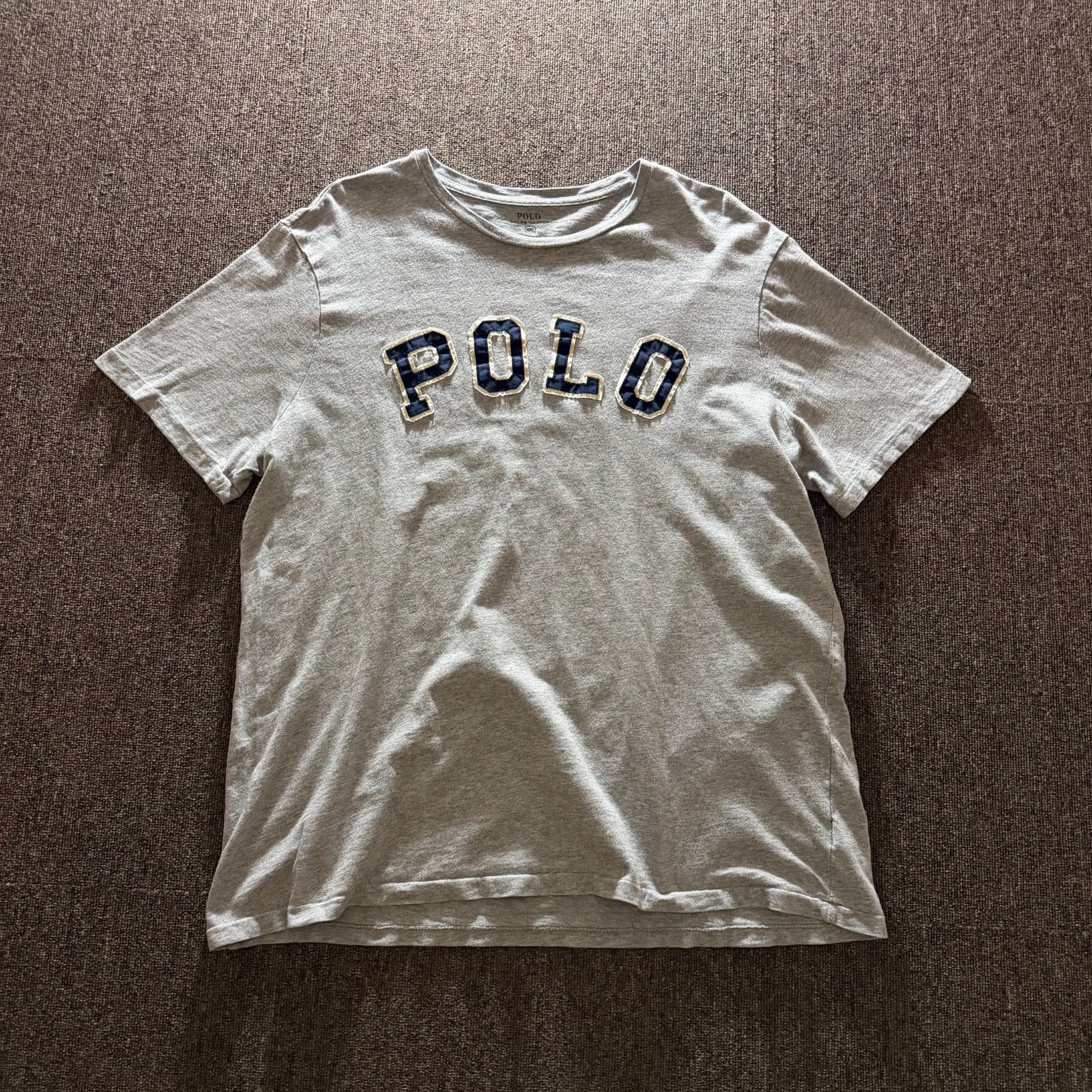 POLO RALPH LAUREN POLO Appliqué T-shirt XXL (Heather Gray) / ポロ