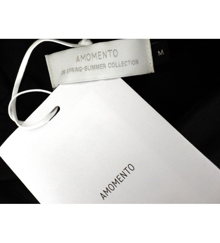 アモーメント AMOMENTO 26SS 【 AM26SSM01T0 】 ヘンリーネック 長袖