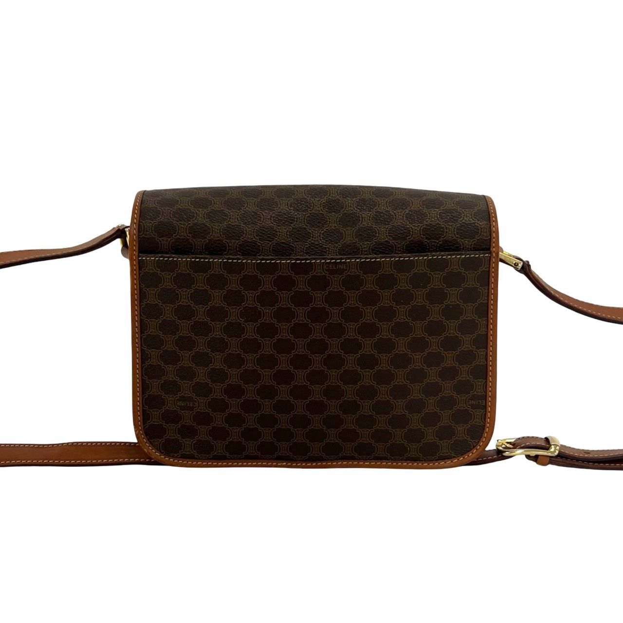 極 美品 CELINE セリーヌ ヴィンテージ サークルロゴ 金具マカダム