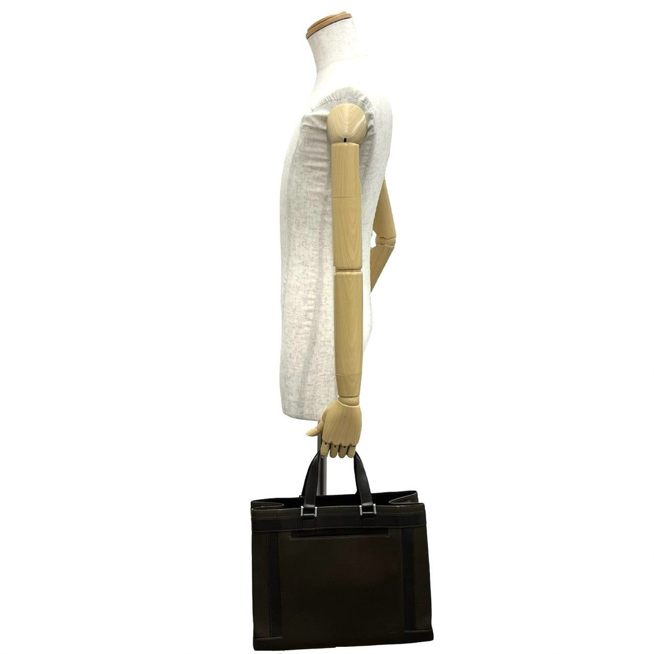 極 美品 LOUIS VUITTON ルイヴィトン カスベック PM タイガ レザー 本