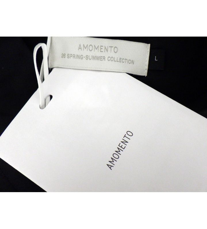 アモーメント AMOMENTO 26SS 【 AM26SSM01T0 】 ヘンリーネック 長袖