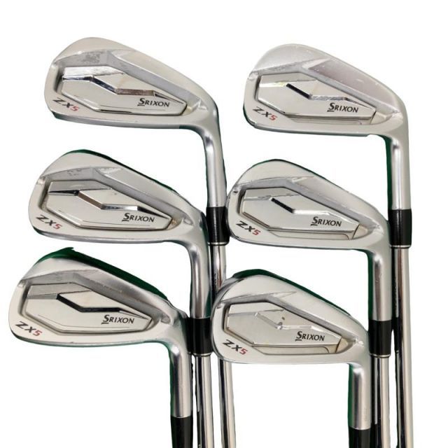 【中古】 ダンロップ SRIXON ZX5 6S アイアンセット IR NS PRO MODUS3 TOUR105 D.S.T (フレックスS) メンズ 男性用 右利き 右用 Cランク ゴルフクラブ