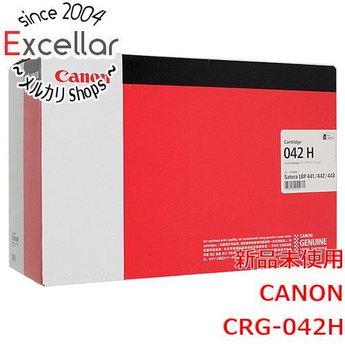 [bn:5] 【新品訳あり(箱きず・やぶれ)】 CANON　トナーカートリッジ042H　CRG-042H　0467C001　ブラック