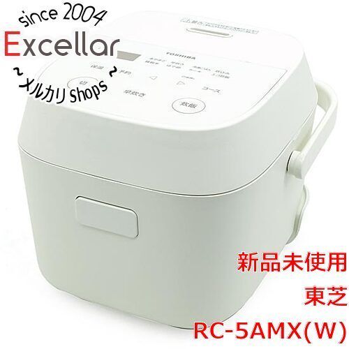 [bn:2] TOSHIBA　マイコン炊飯器 3合炊き　RC-5AMX(W)　ホワイト 8,201円