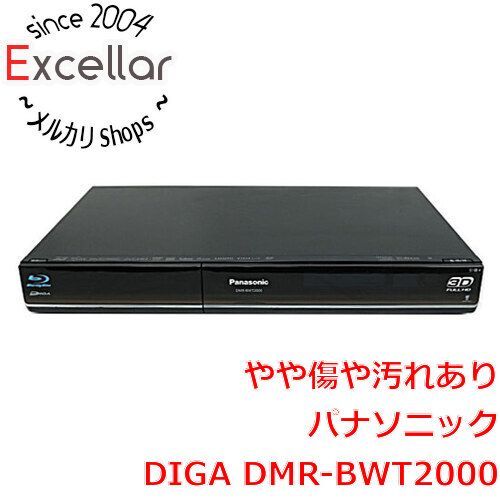 [bn:0] Panasonic　ブルーレイディスクレコーダー DMR-BWT2000K　リモコンなし