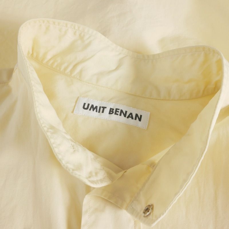 ウミット ベナン ロングスリーブ スタンドカラーシャツ 長袖 44 ベージュ ウミット ベナン UMIT BENAN ロングスリーブ スタンドカラーシャツ