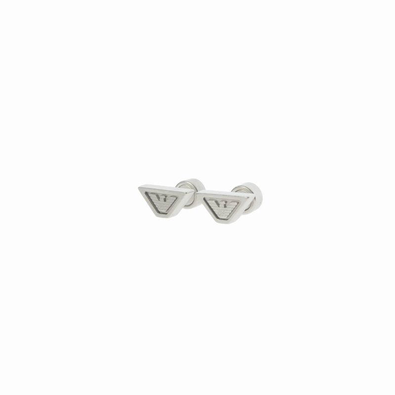 エンポリオアルマーニ EMPORIO ARMANI イーグルロゴ ピアス イヤリング アクセサリー シルバー