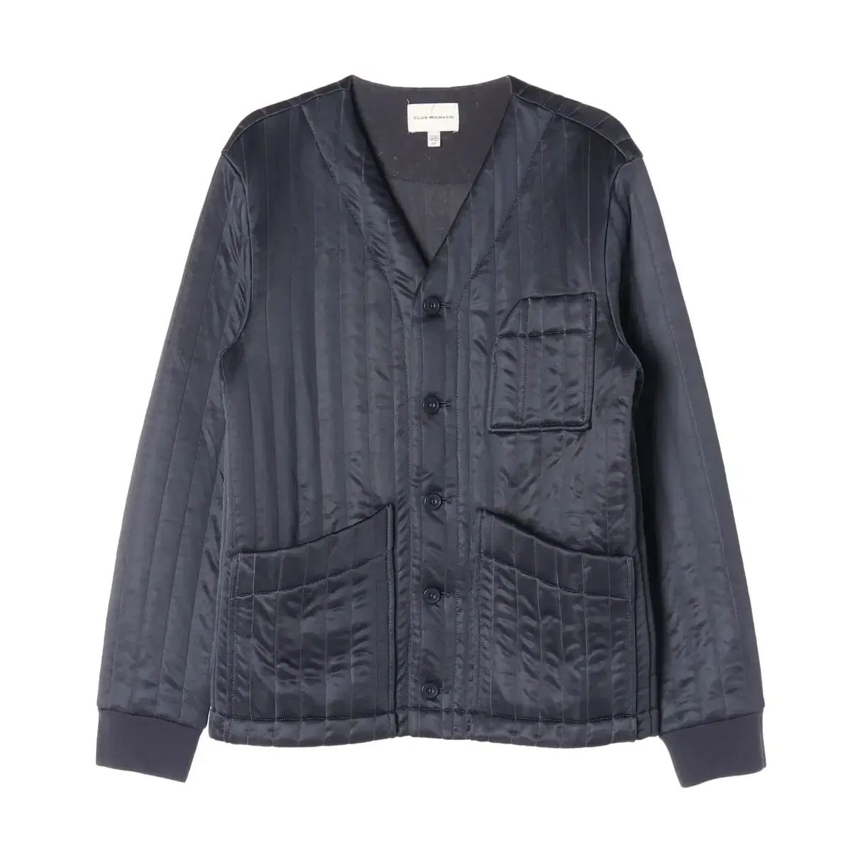 Club Monaco 21FW 縦キルティング Vネック 軽量ダウンジャケット 7,956円