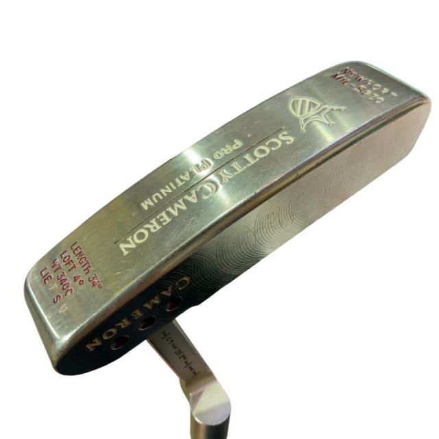 【中古】 タイトリスト SCOTTY CAMERON PRO PLATINUM NEWPORT MIL-SPEC パター PT スチール (フレックスその他) メンズ 男性用 右利き 右用 Cランク ゴルフクラブ