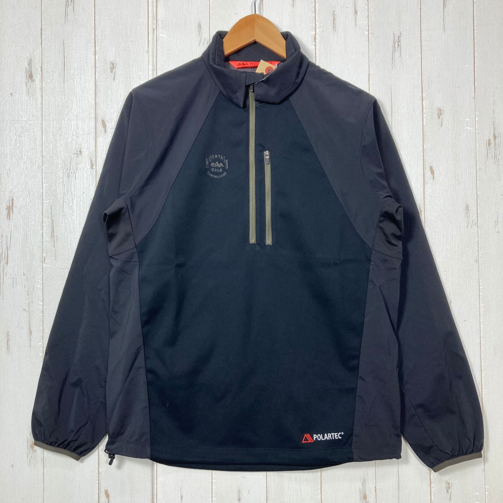 【Men's S ブラック系】 Mountain Gear Laboratory（マウンテンギア ラボラトリー） ケンロウ P.S. アノラック KENRO P.S. ANORAK ポーラテック ハーフジップ プ ✉️Men's S ブラック系 Mountain Gear Laboratory（マウンテンギア