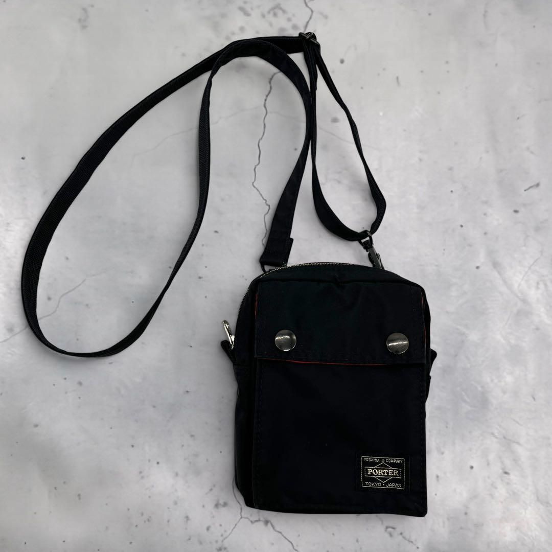 PORTER ポーター ILS ミニショルダーバッグ ブラック レッド 3335 9,926円